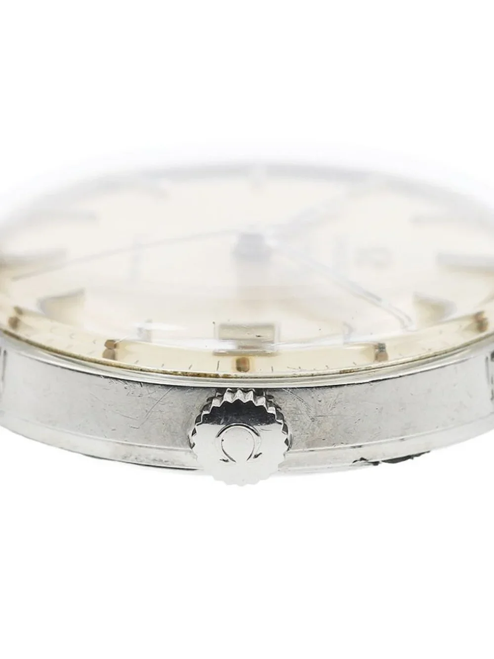 OMEGA TURLER Geneve 136.00011 Date Cal.613 Silver Dial Hand Winding Men's_961315